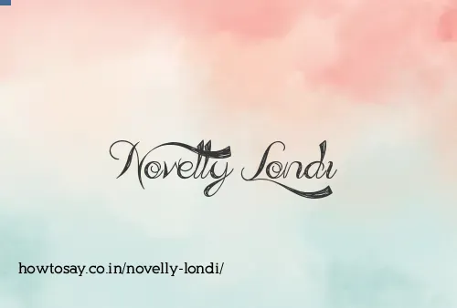 Novelly Londi