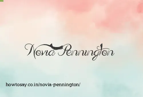 Novia Pennington