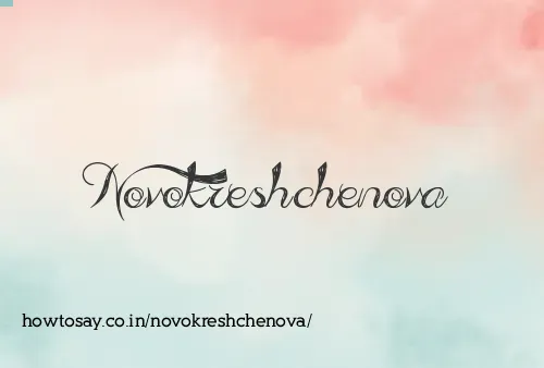 Novokreshchenova