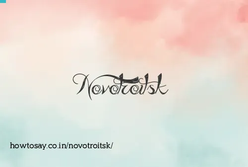 Novotroitsk