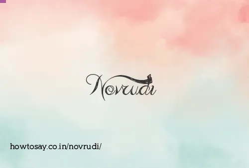Novrudi
