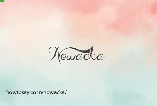 Nowacka