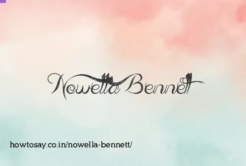 Nowella Bennett