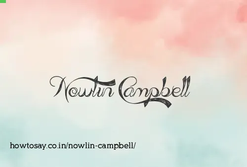 Nowlin Campbell