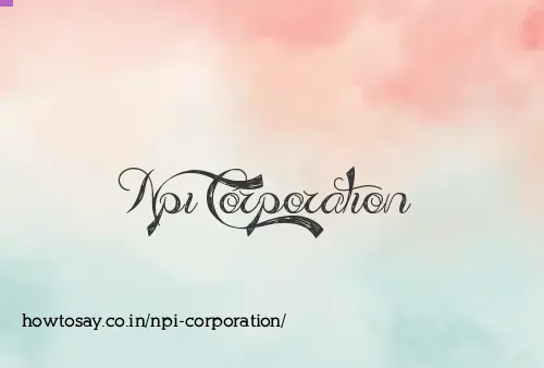 Npi Corporation