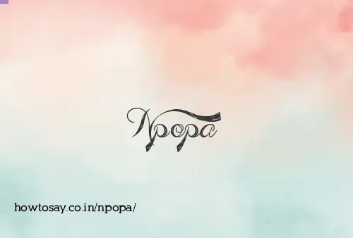 Npopa