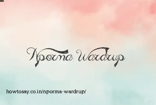 Nporma Wardrup