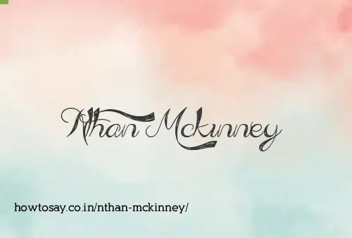 Nthan Mckinney