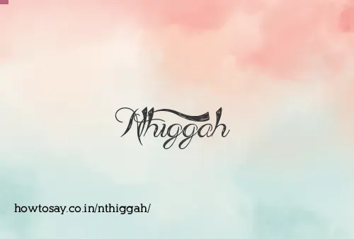 Nthiggah