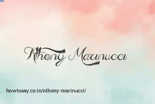 Nthony Marinucci