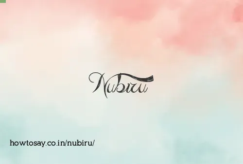 Nubiru