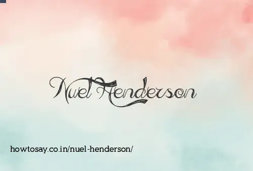 Nuel Henderson