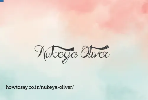 Nukeya Oliver