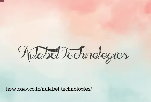 Nulabel Technologies
