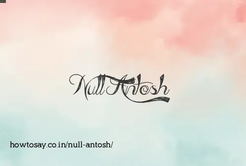 Null Antosh