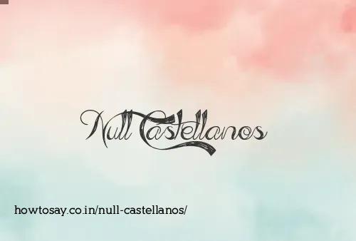Null Castellanos