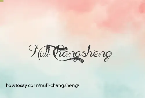 Null Changsheng