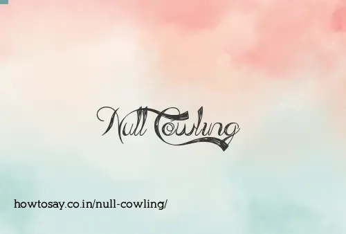 Null Cowling