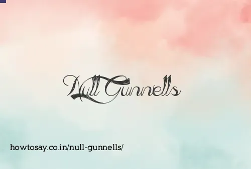 Null Gunnells