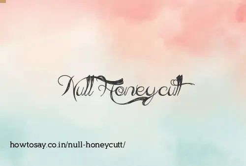 Null Honeycutt
