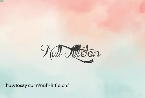 Null Littleton