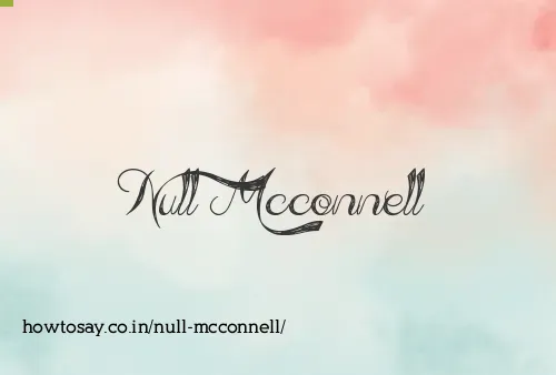 Null Mcconnell