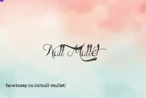 Null Mullet