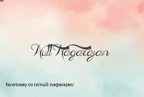 Null Nagarajan