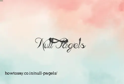 Null Pagels