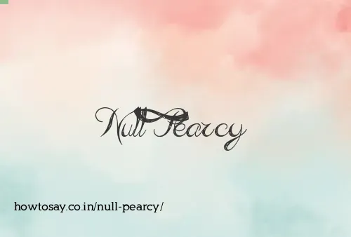 Null Pearcy