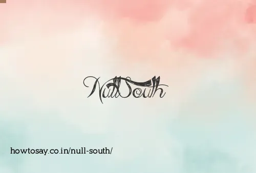 Null South