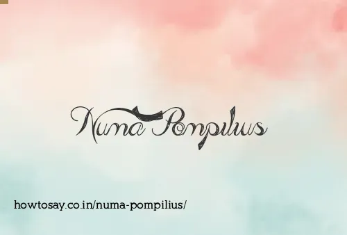 Numa Pompilius