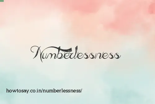 Numberlessness