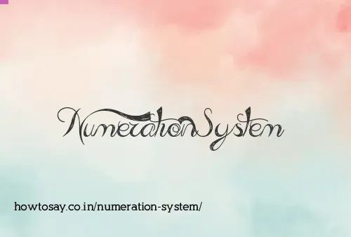 Numeration System