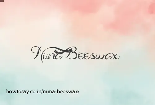 Nuna Beeswax