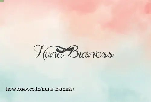 Nuna Bianess