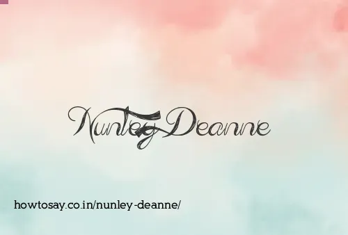 Nunley Deanne
