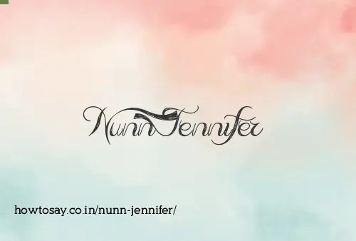 Nunn Jennifer