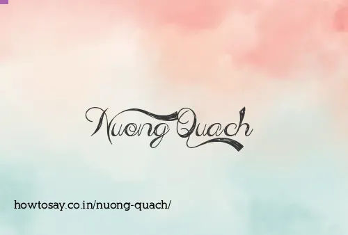 Nuong Quach