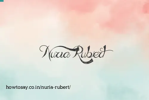 Nuria Rubert