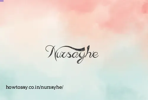 Nursayhe