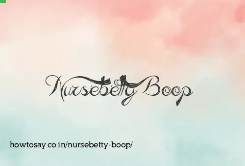 Nursebetty Boop