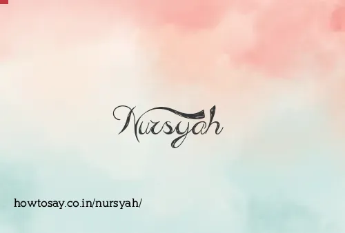 Nursyah