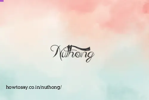 Nuthong