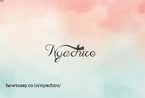Nyachiro