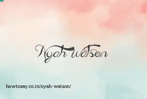 Nyah Watson