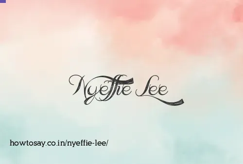 Nyeffie Lee