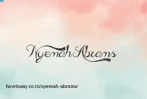 Nyemah Abrams