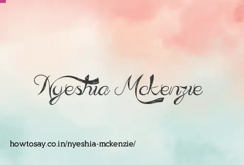 Nyeshia Mckenzie