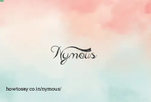 Nymous